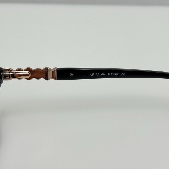 St Moritz Eyeglasses Eye Glasses Frames Arianna Black 52-17-140 - Picture 5 of 7